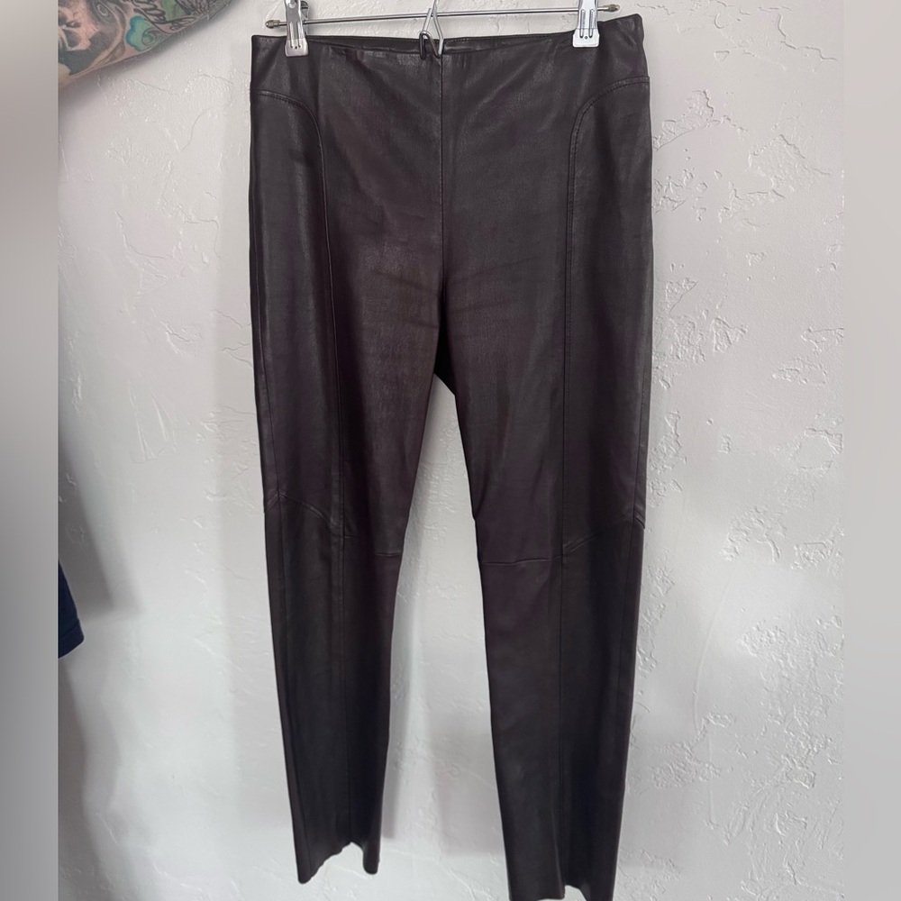 100% Lamb Leather Pants